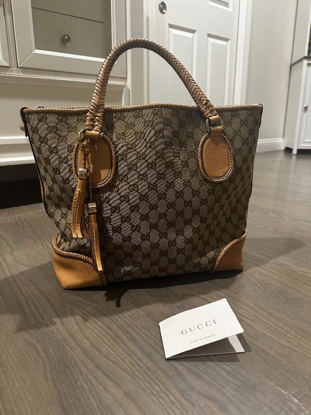 Gucci Marrakech Medium Tote in GG Monogram Canvas
